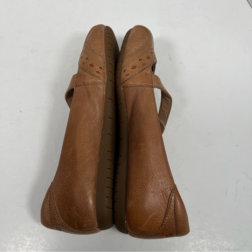 Taos Scamp Women’s Shoes 6 Brown Leather Mary Jane Comfort Flats Arch Support - Picture 12 of 14